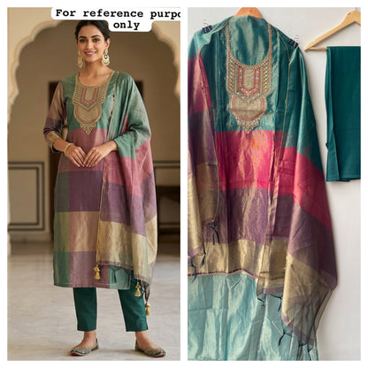 Shimmer tissue printed ladies unstitched suit Rc19039 (a)