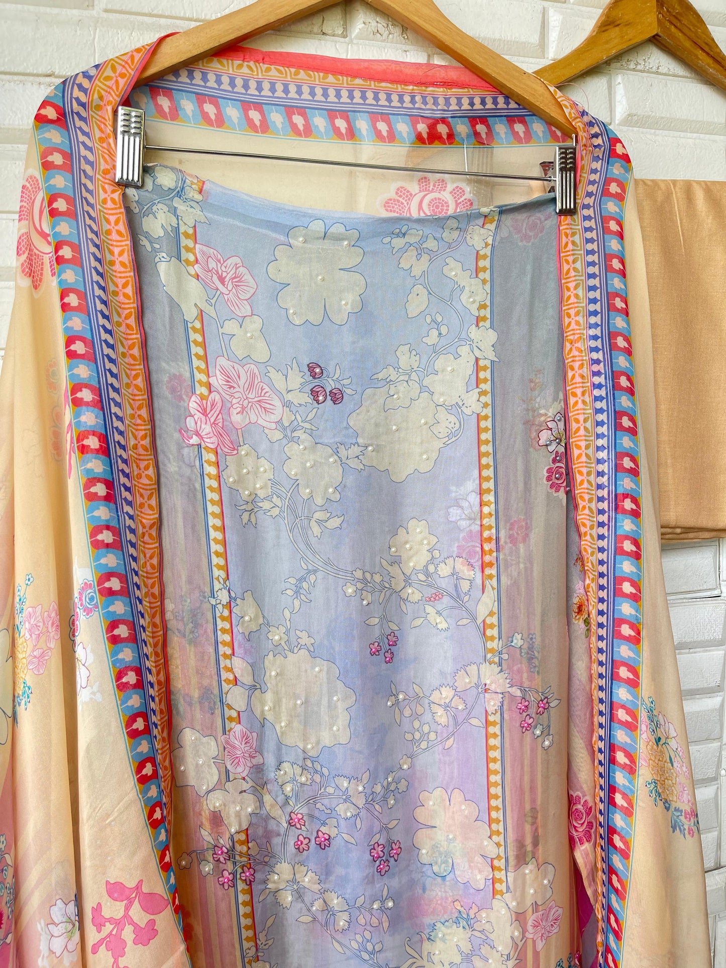 Organza unstitched ladies suit Rc17738