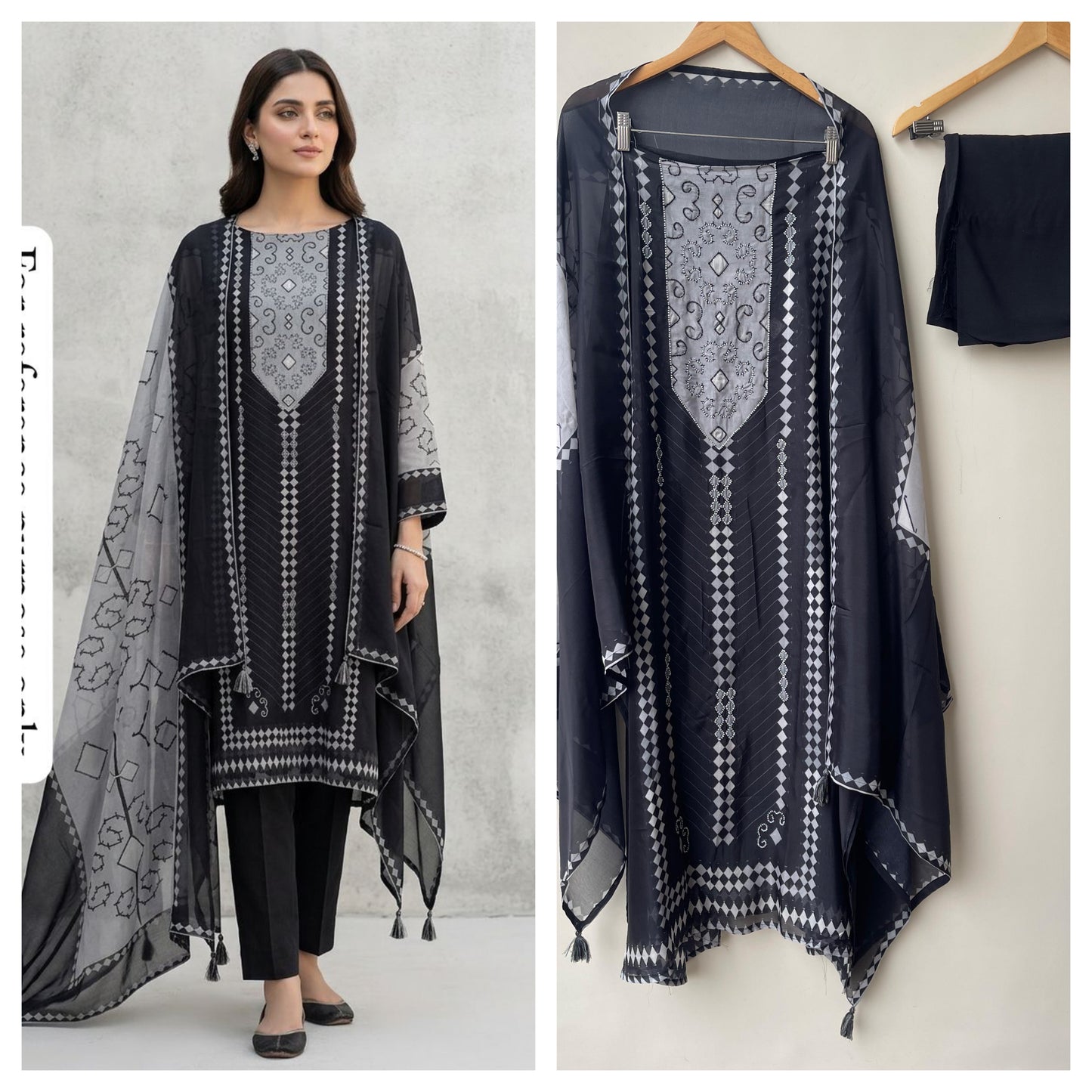 Pure Organza Printed Ladies Unstitched Suit RC-18768