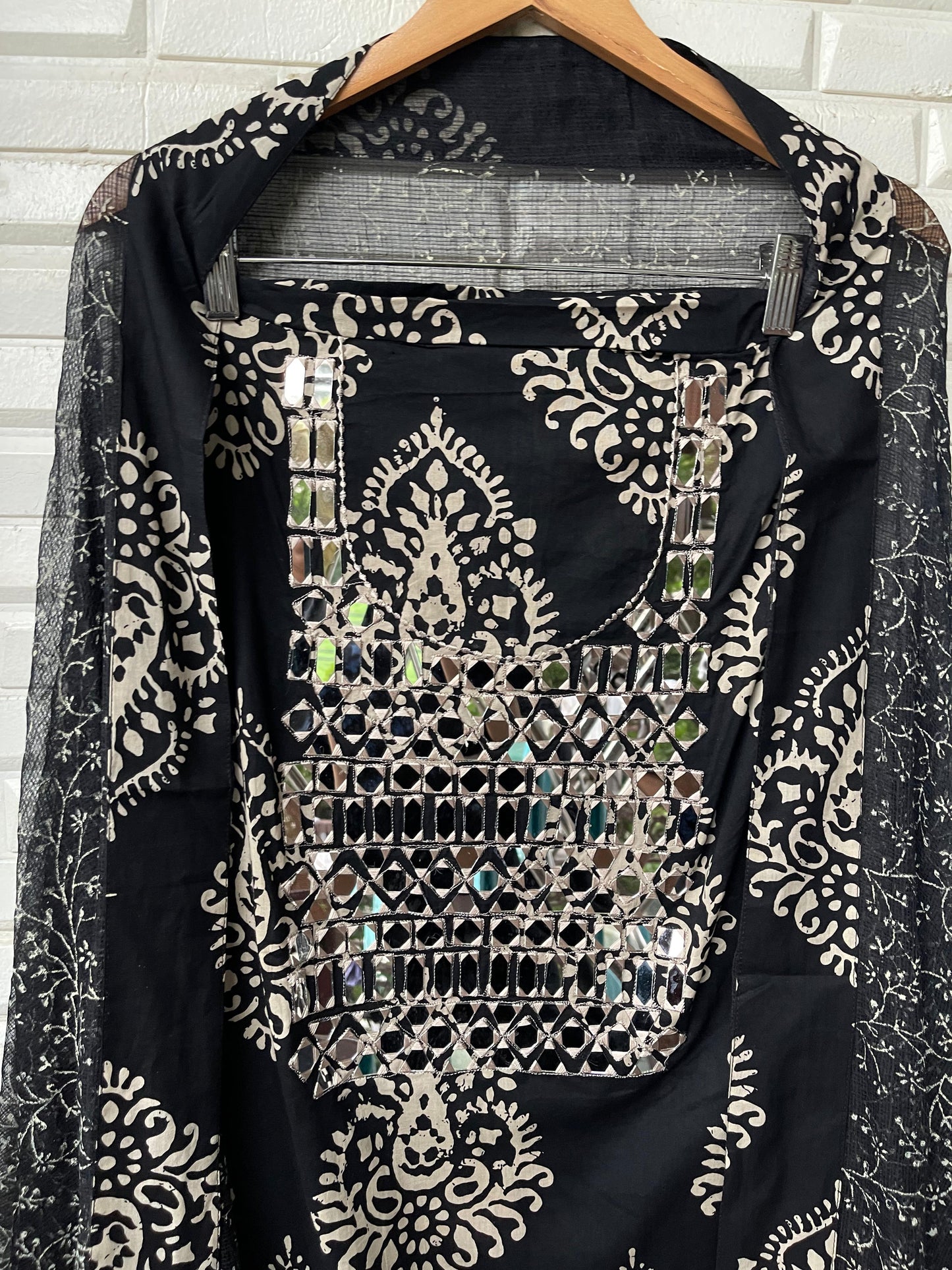 cotton unstitched ladies suit Rc17395