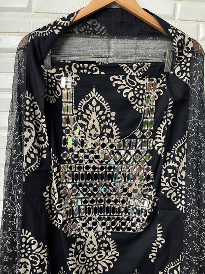 cotton unstitched ladies suit Rc17395