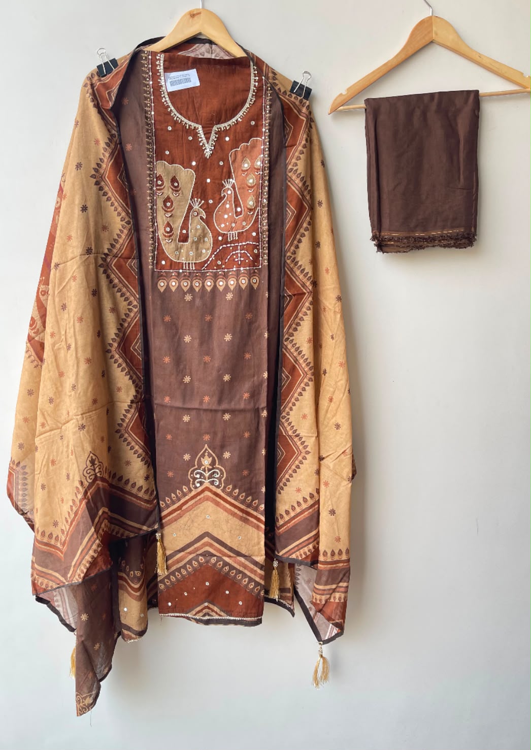 Mul cotton printed unstitched ladies suit Rc18962