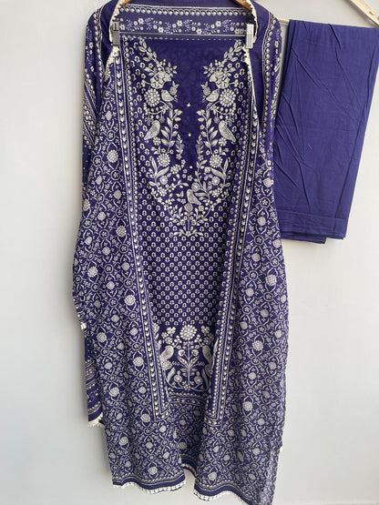 Cotton printed unstitched ladies suit Rc18478 (a)