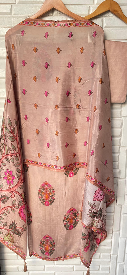 Paper silk unstitched ladies suit Rc17693