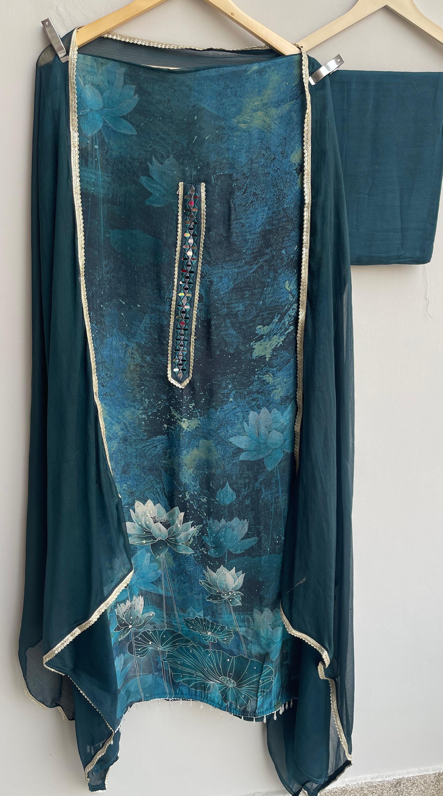 Soft Organza Unstitched Ladies Suit RC-17988 – view 4