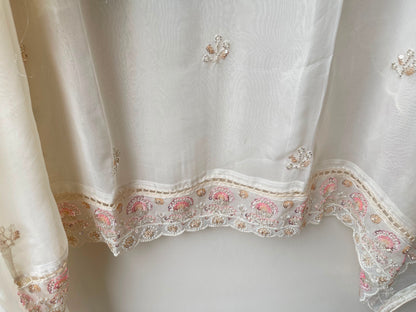 Soft organza unstitched ladies suit Rc19138 (b)
