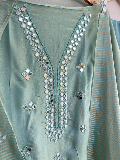 Shimmer silk unstitched ladies suit Rc17888 (b)