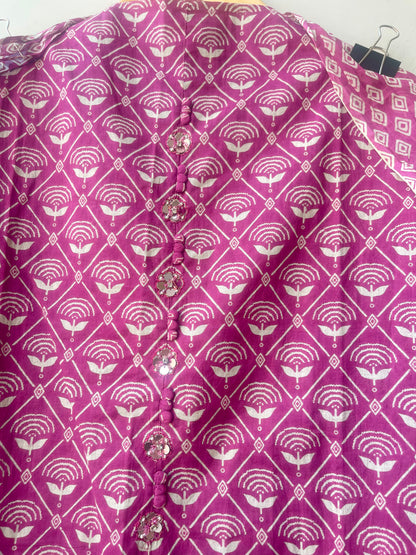 Pure cotton printed ladies unstitched suit Rc19006