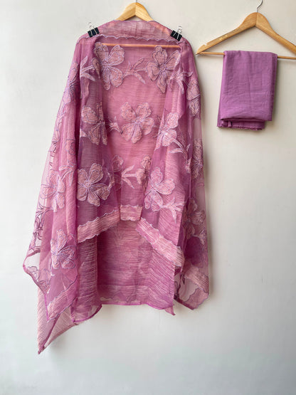 Crushed shimmer tissue ladies unstitched suit Rc19305 (b)