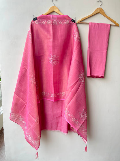 Shimmer linen printed ladies unstitched suit Rc19134