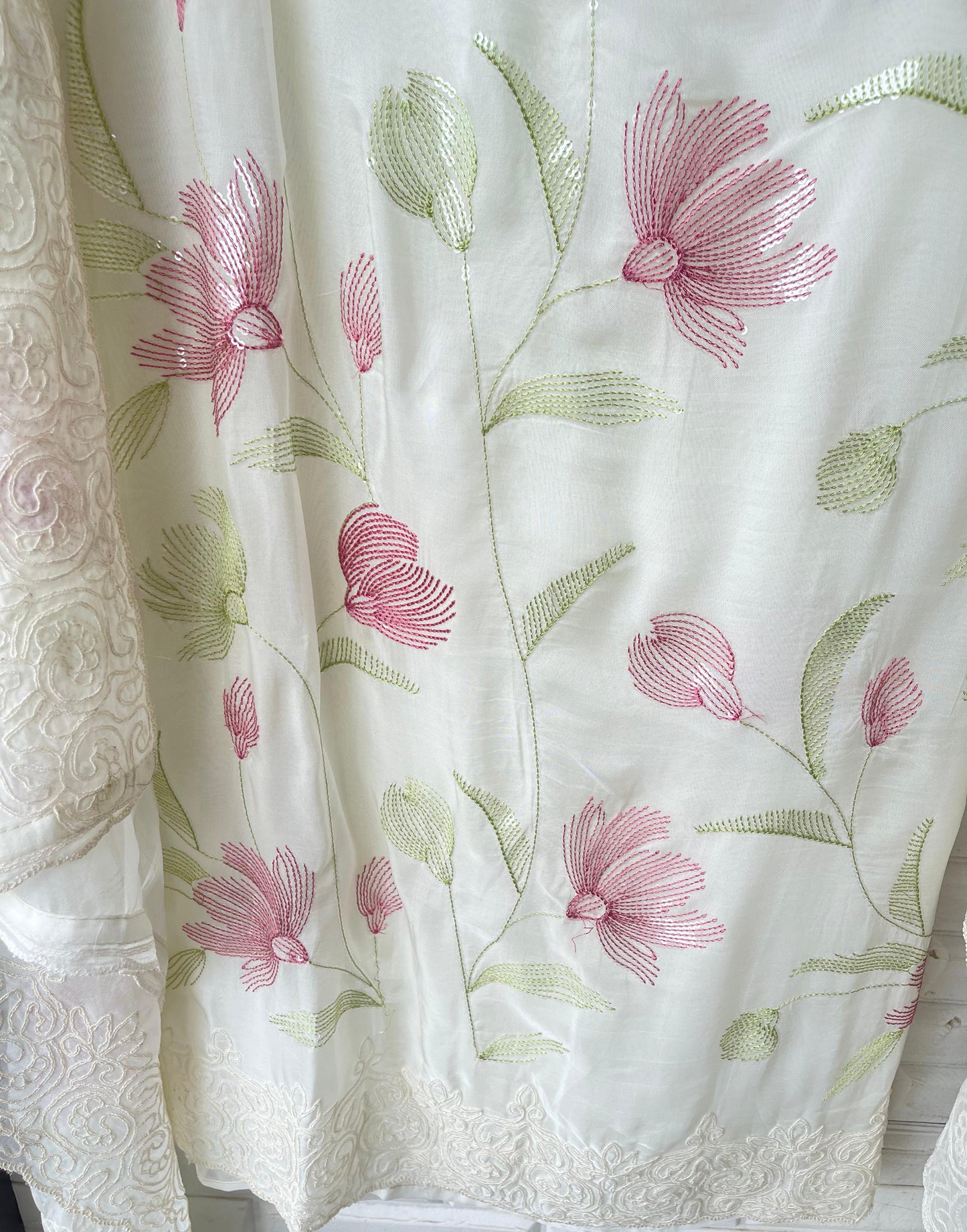 Organza unstitched ladies suit Rc17560