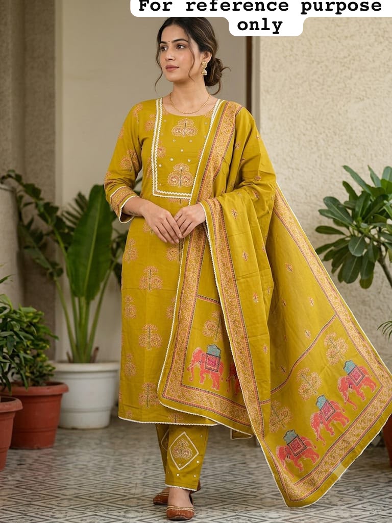 Cotton printed unstitched ladies suit Rc19306 (b)
