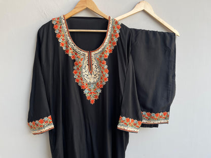 Reyon kashmiri kadai ready ladies coord set Rc18384 ( a)