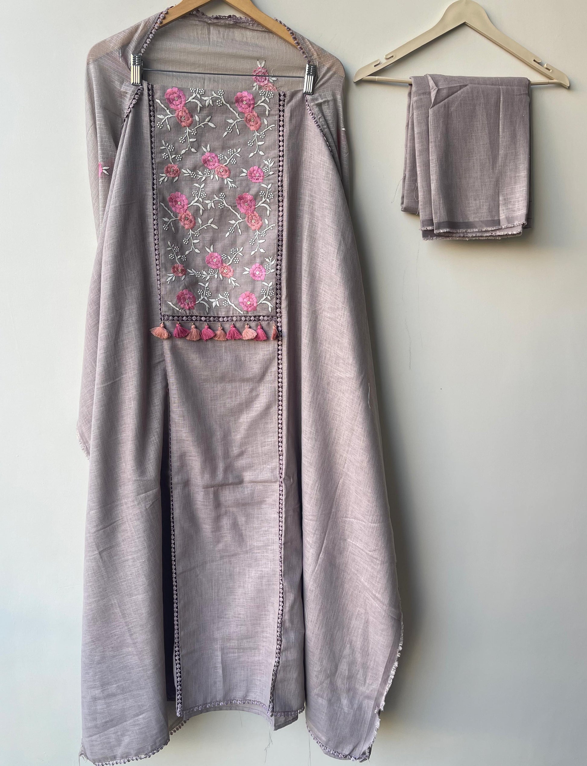 Soft Self Linen Unstitched Ladies Suit RC18716 – view 5