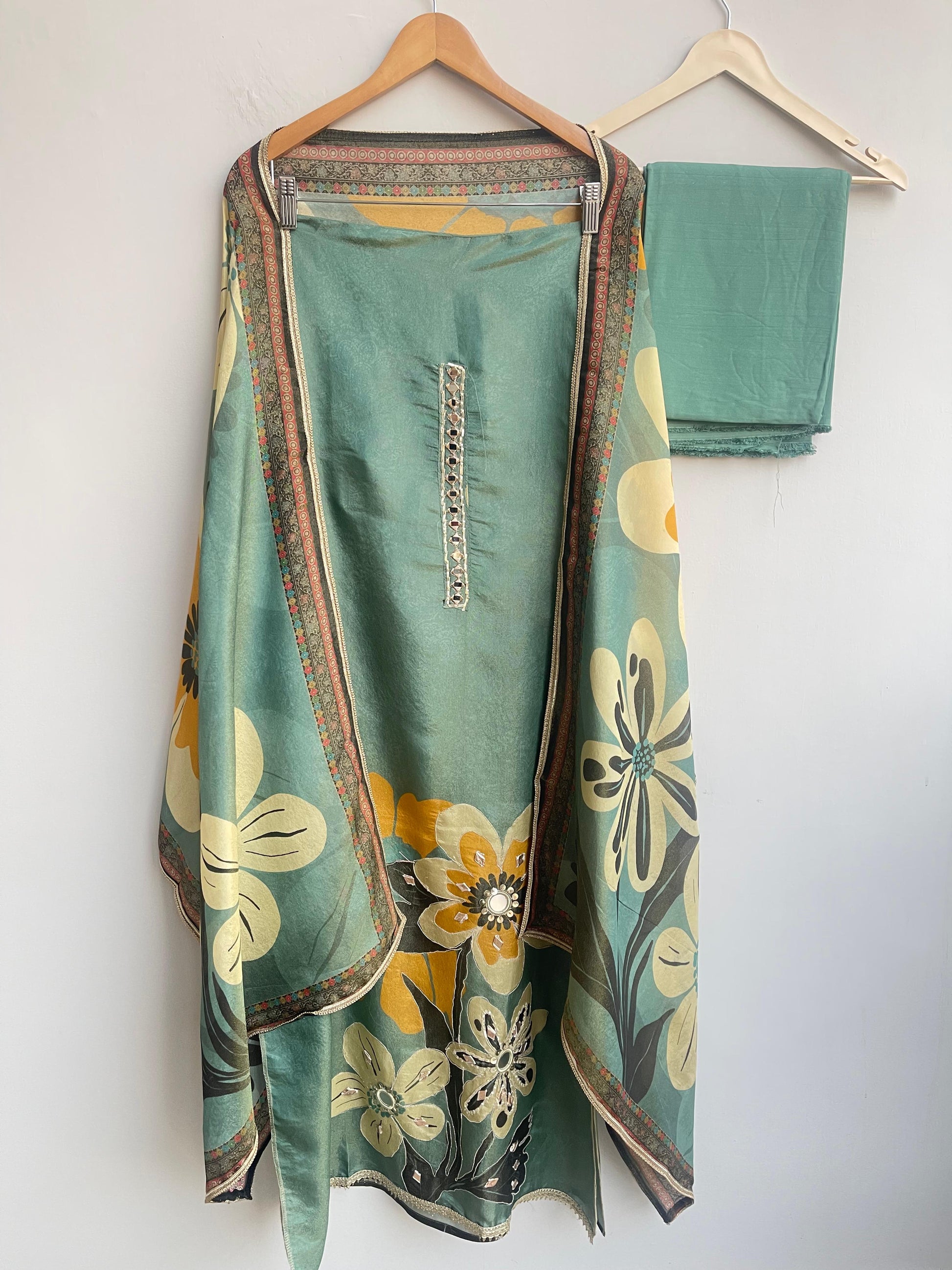 Shimmer Silk Printed Unstitched Ladies Suit RC-18097 (b) – view 2