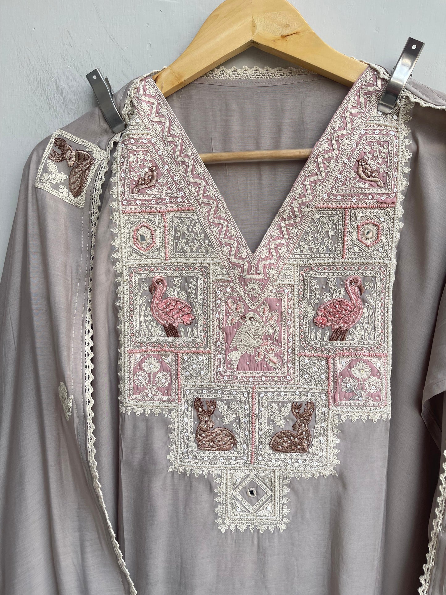 Mul chanderi unstitched ladies suit Rc18458 (b)