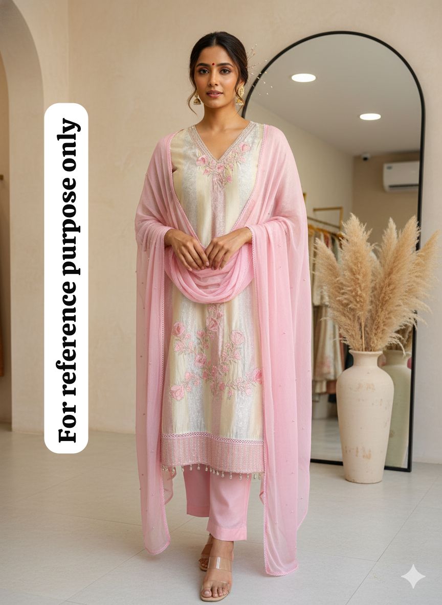 Self Shimmer Silk Unstitched Ladies Suit RC-18238 – view 4