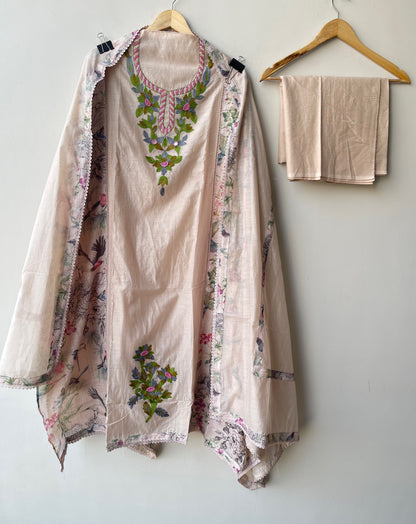 Mul cotton printed unstitched ladies suit Rc18961