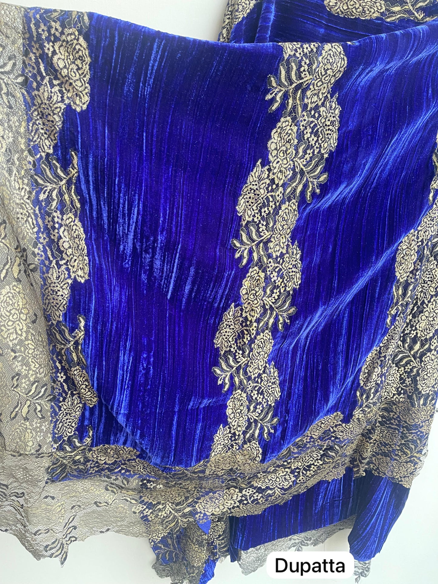 Micra crushed velvet unstitched ladies suit Rc18274