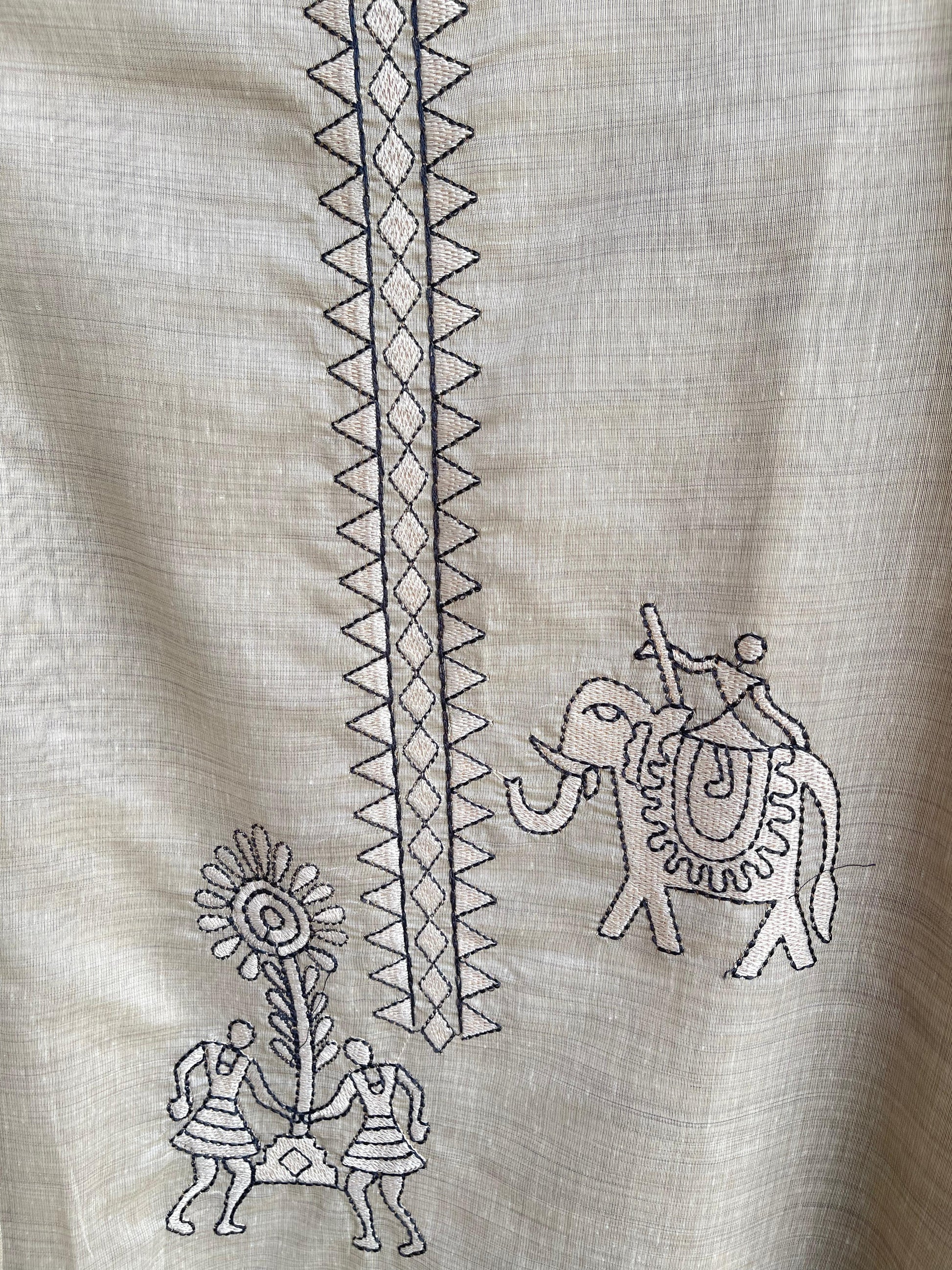 Khaadi Silk Worli Art Ladies Unstitched Suit RC-18558 – view 8