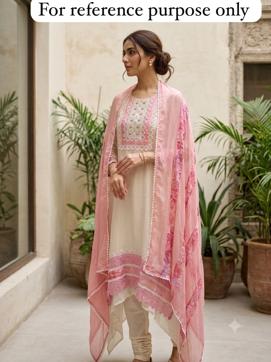 Organza unstitched ladies suit Rc18947 (b)