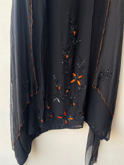 Organza fabric unstitched ladies suit Rc19112
