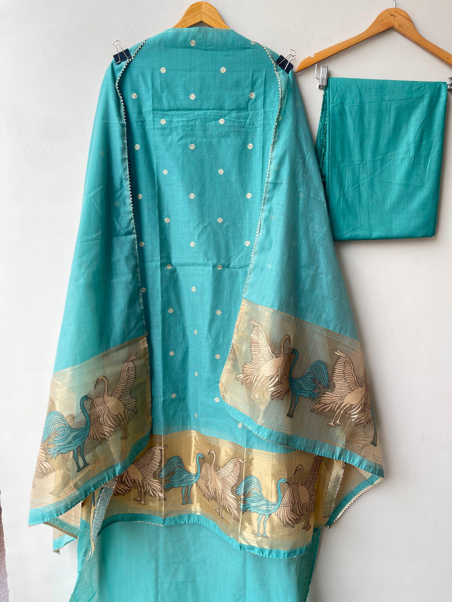 Banarasi mul chanderi ladies unstitched suit Rc19158 (c)