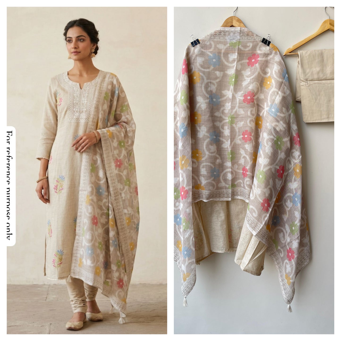 Mul chanderi unstitched ladies suit Rc18925