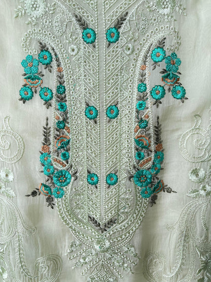 Organza unstitched ladies suit Rc17778 (a)