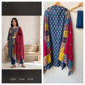 Pure cotton printed ladies unstitched suit Rc19004