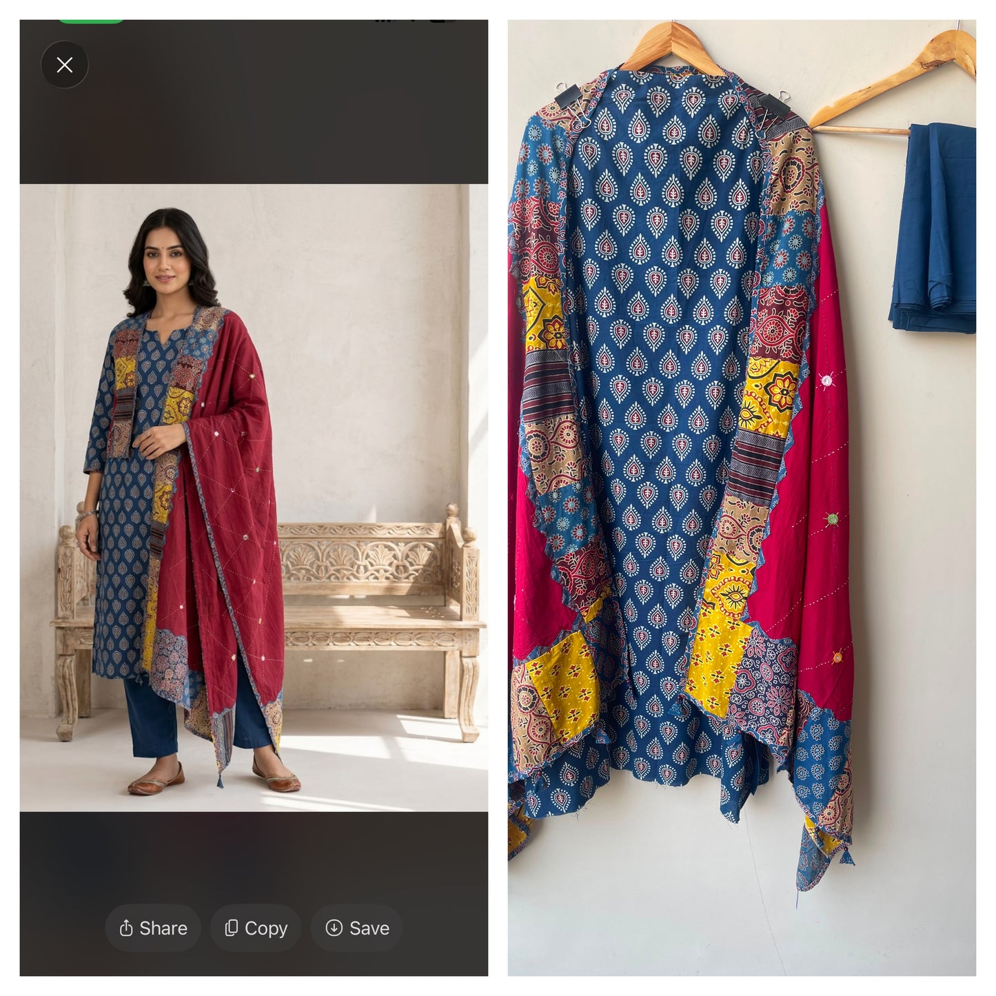 Pure cotton printed ladies unstitched suit Rc19004
