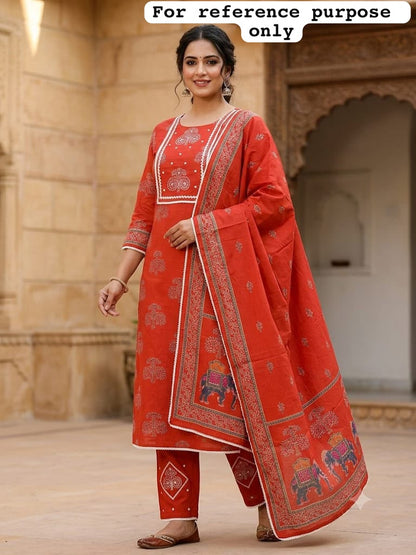 Cotton printed unstitched ladies suit Rc19306 (a)