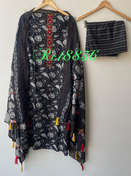 Cotton Printed Unstitched Ladies Suit RC-18836 – view 6