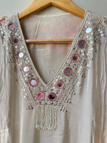Glass organza unstitched ladies suit Rc19278 (b)