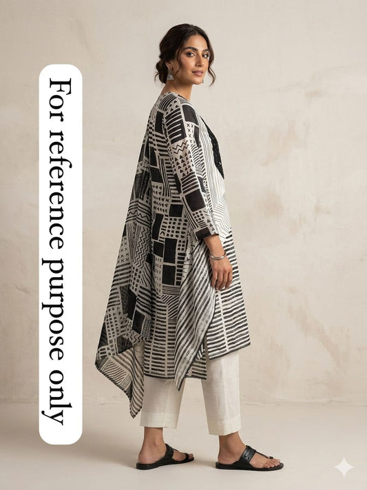 Cotton printed unstitched ladies suit Rc18656