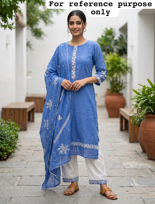Pure mul cotton unstitched ladies suit Rc19092