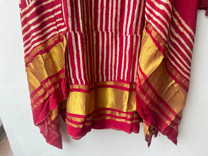 Cotton chanderi printed ladies unstitched suit Rc19265 (a)