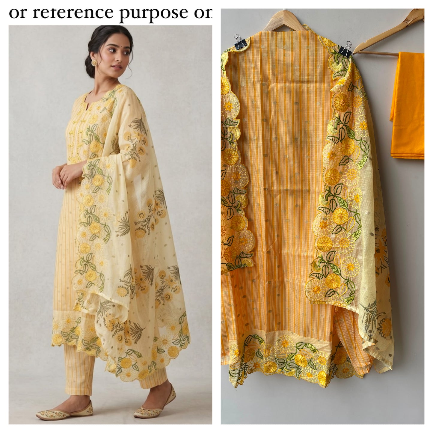 Self Banarasi weaving kota doriya unstitched ladies suit Rc18995