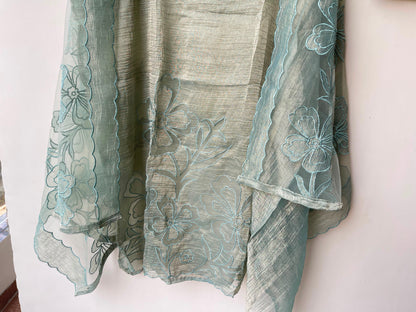 Crushed shimmer tissue ladies unstitched suit Rc19305 (c)