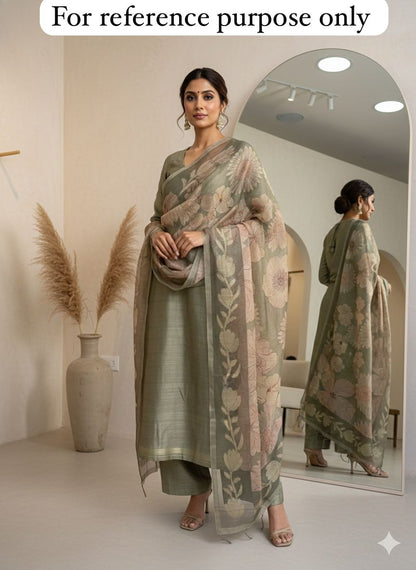 Banarasi maheshwari silk unstitched ladies suit Rc18462 (a)