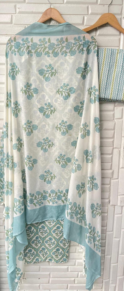 Cotton Printed Unstitched Ladies Suit Rc17398(b)