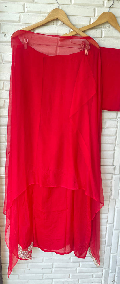 Organza unstitched ladies suit Rc17821 (b)