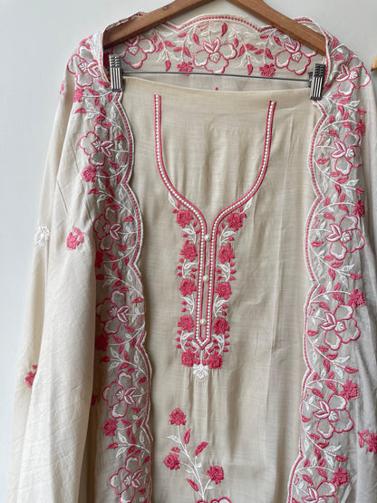 Mul chanderi unstitched ladies suit Rc18800