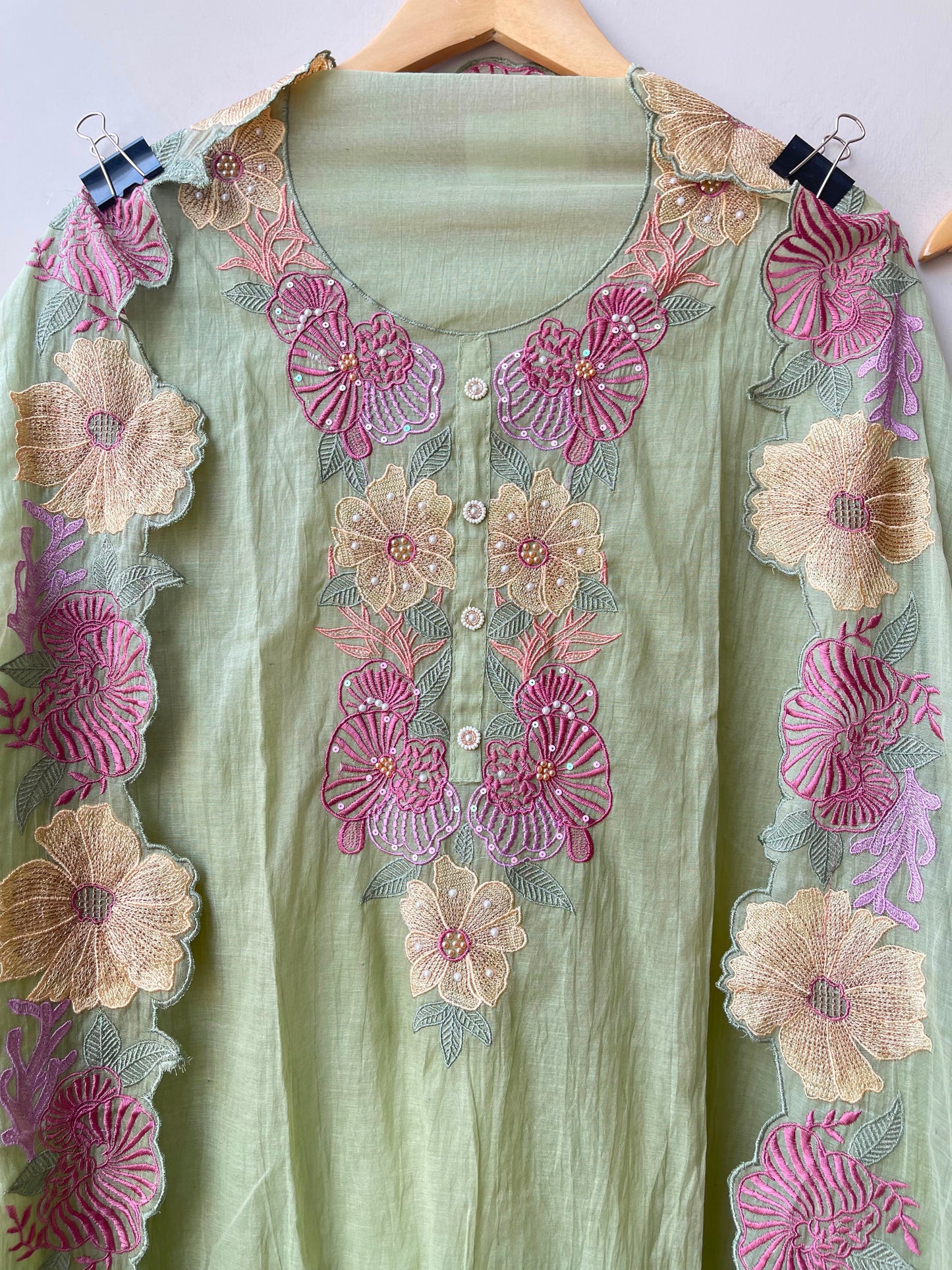 Mul chanderi unstitched ladies suit Rc18992