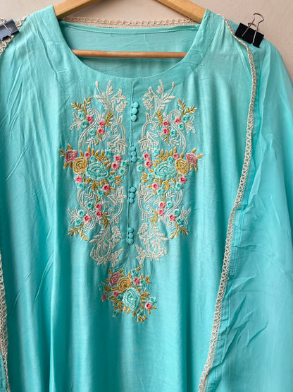 Mul chanderi unstitched ladies suit Rc19181