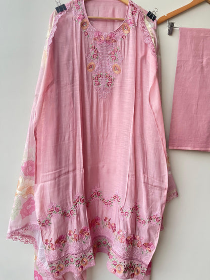 Mul Chanderi Unstitched Ladies Suit RC18858 – view 8