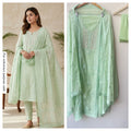 Mul Chanderi Unstitched Ladies Suit RC-18783