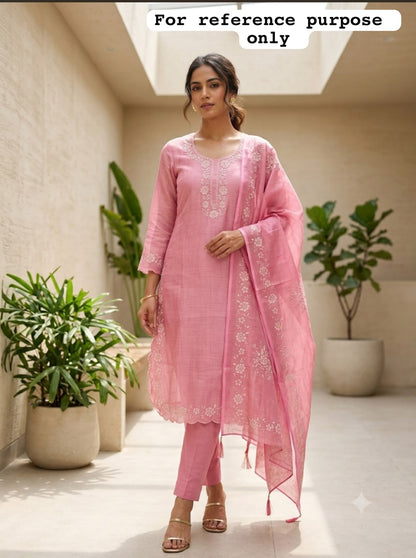 Shimmer linen printed ladies unstitched suit Rc19134