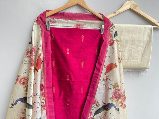 Khadi silk unstitched ladies suit Rc18259 (a)