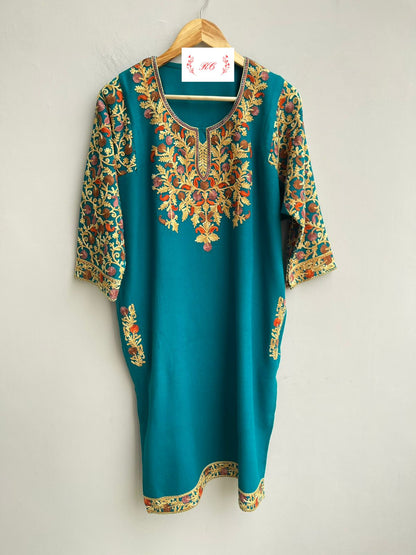 Kashmiri pheron readymade ladies coord set Rc18177